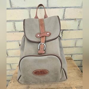 Vintage Eddie Bauer Leather Backpack